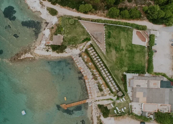 Dilaila Beach havadan alan planı